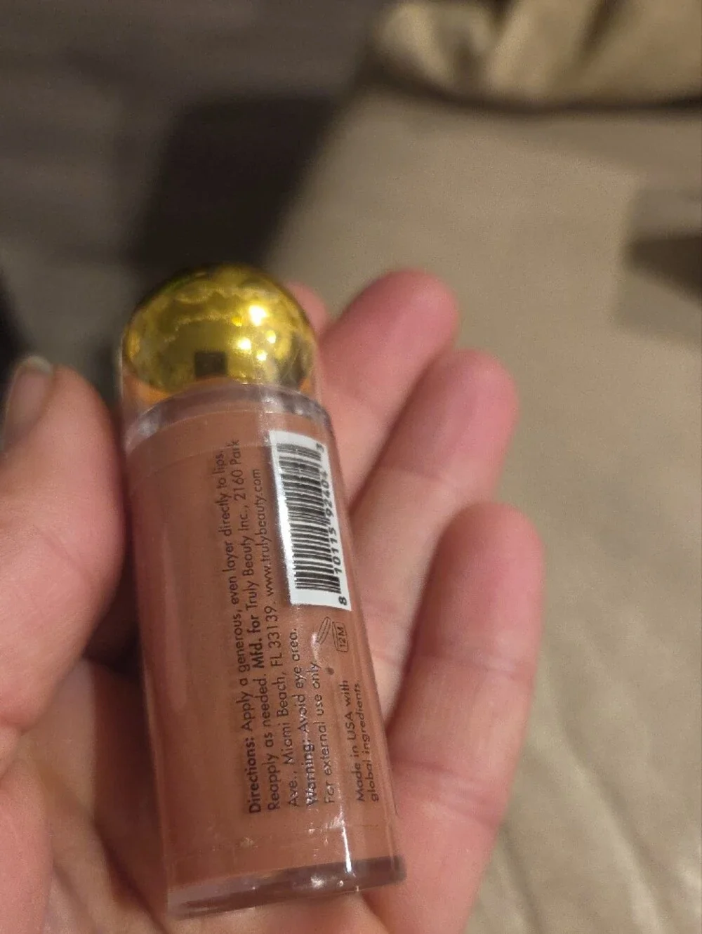 TRULY Glazed Donut Luxury Lip Oil - Nude Brown